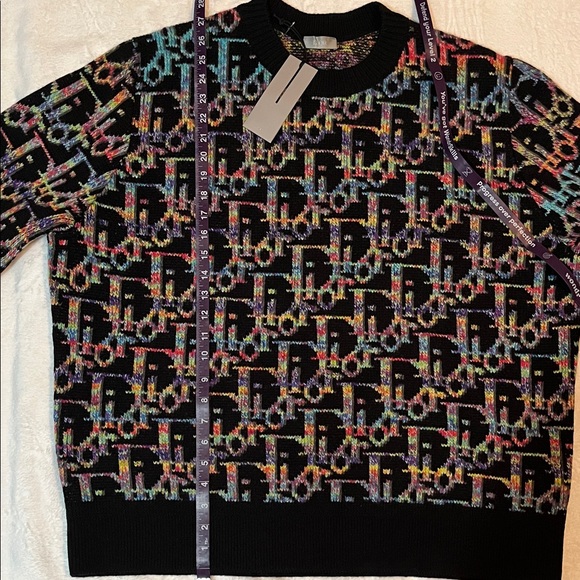 DIOR Oblique Jacquard Sweater (Size: XXXL) - Picture 6 of 12